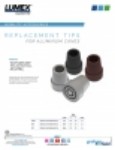 Product Sheet - Replacement Tips for Aluminum Canes